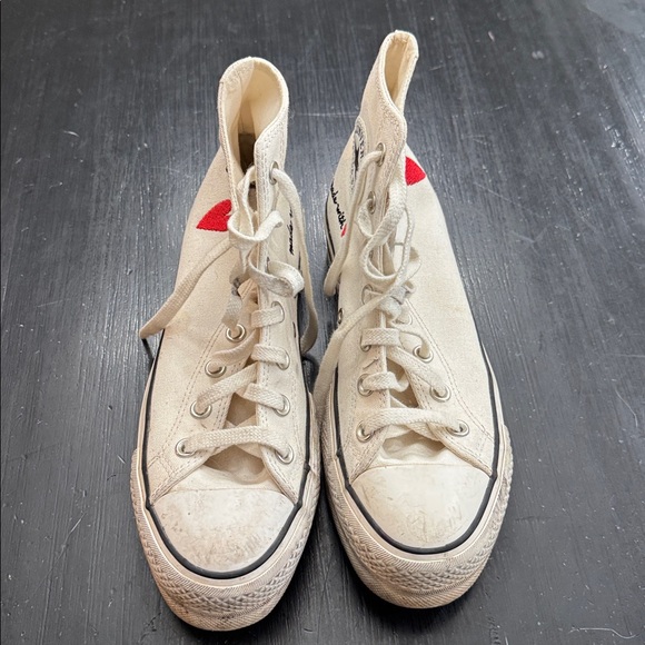 converse made with love high top. size women’s 8. - Picture 5 of 9